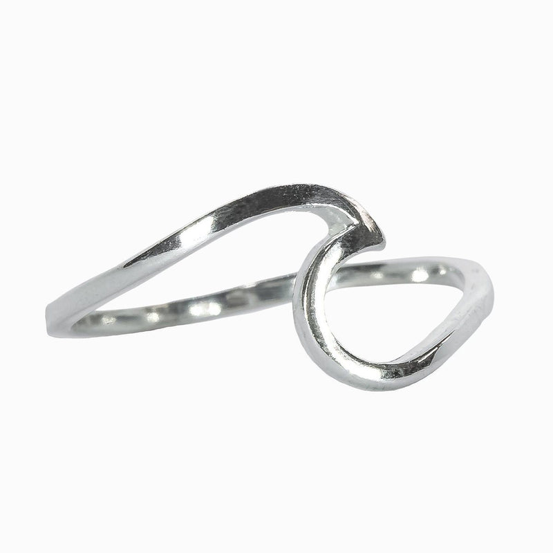 Pura Vida Silver Wave Ring | Bella Lucca Boutique