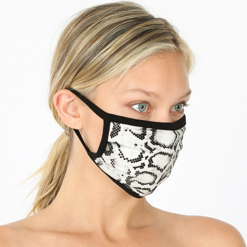 Snakeskin Face Mask | Bella Lucca Boutique