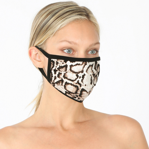 Snakeskin Face Mask | Bella Lucca Boutique