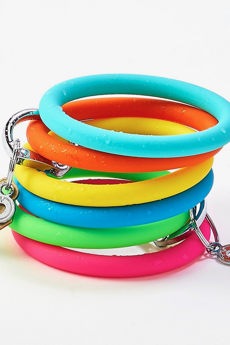 Silicone Big O Wrist Key Ring by Oventure