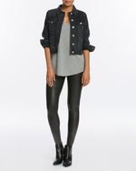 Spanx PETITE Faux Leather Leggings