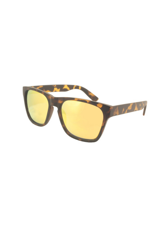 Veerie Polarized Gold Mirror Sunglasses | Bella Lucca Boutique