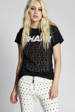  Vintage Wham! Logo Fitted Tee-Bella Lucca Boutique