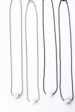 PETITE ROPE CHAIN SILVER | MINI PEARL