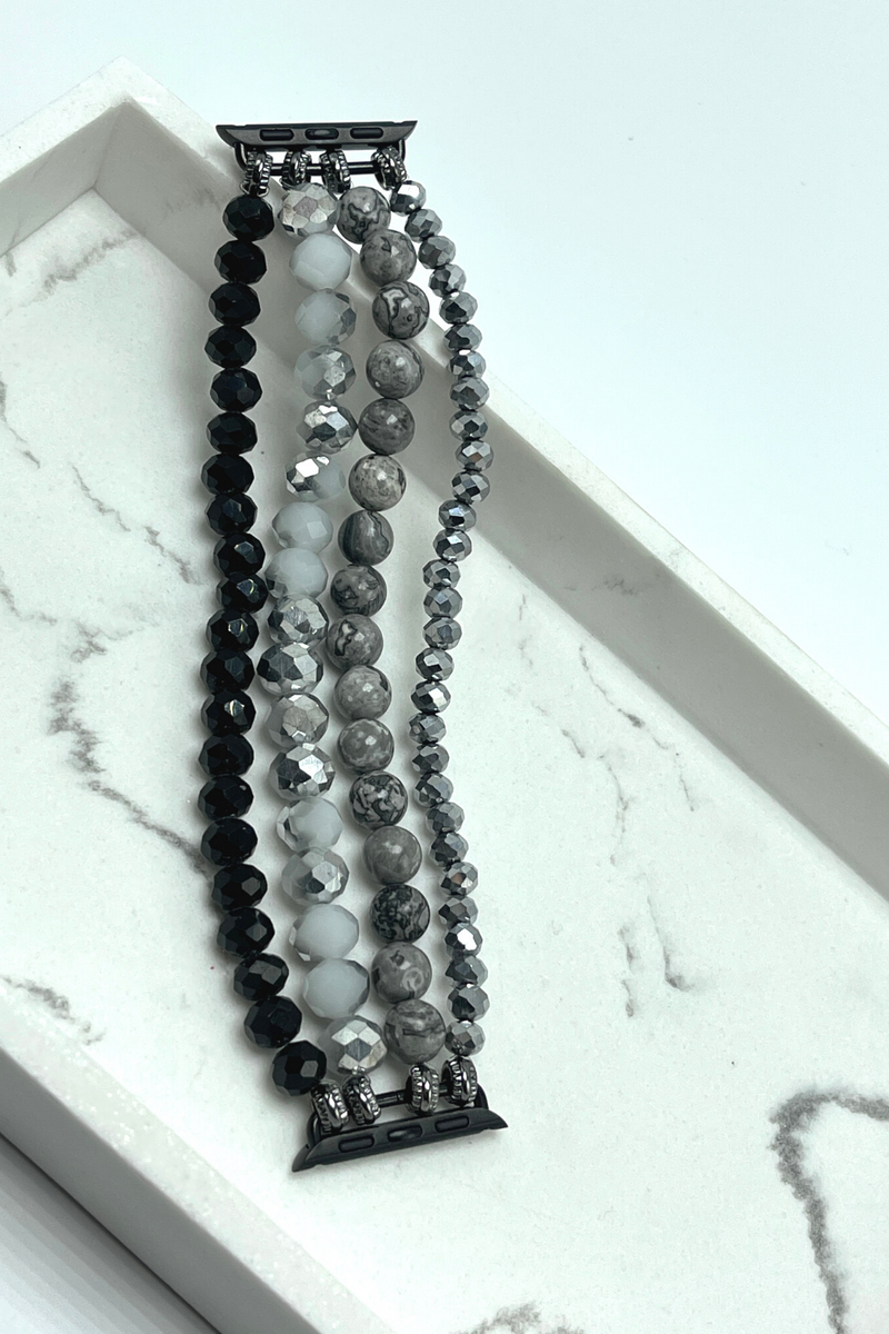 Beaded Apple Watch Bracelet Watch Band | Bella Lucca Boutique