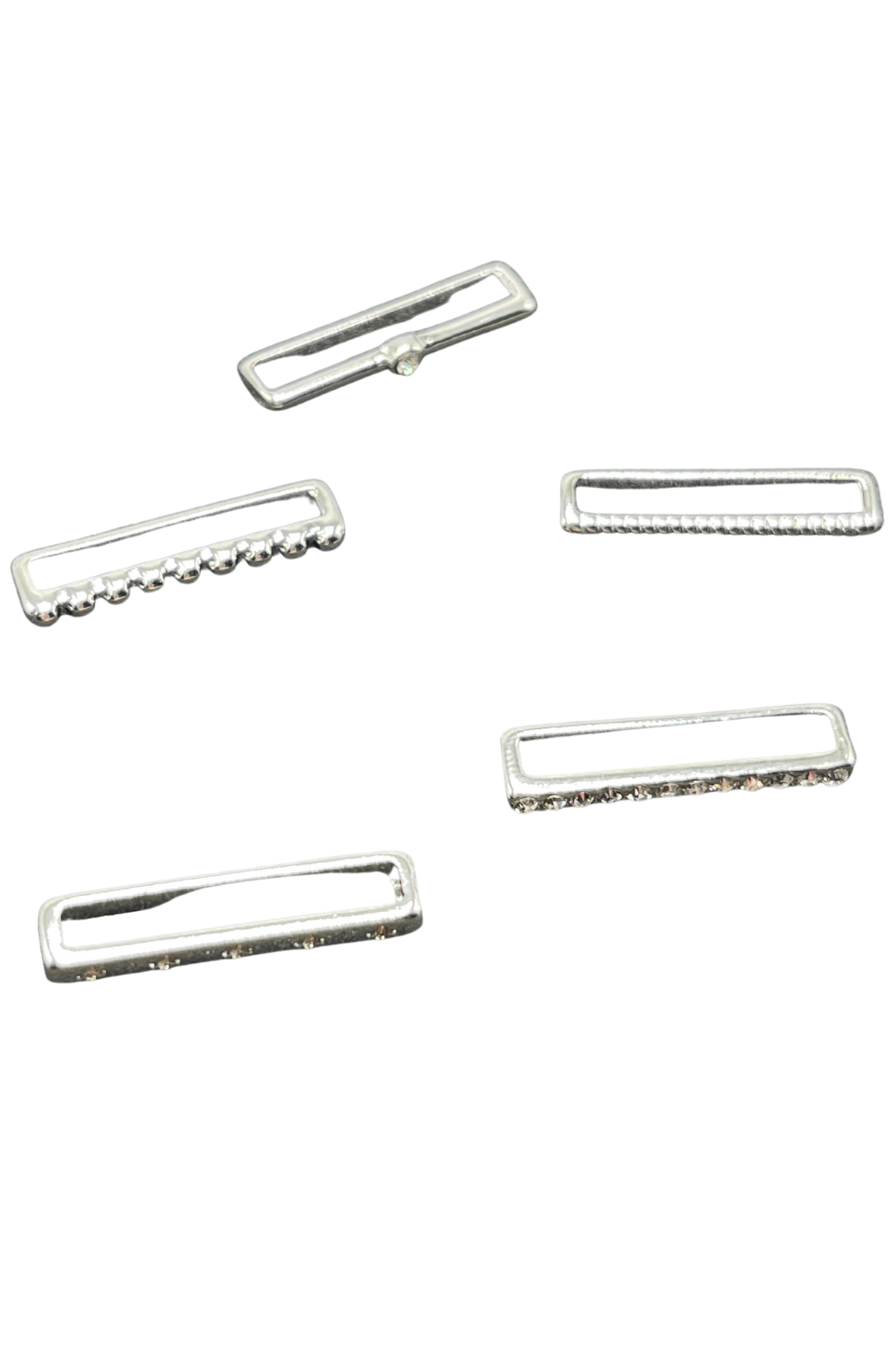 Silver Stackable Metal Jewel Rings for Apple Watch | Bella Lucca Boutique