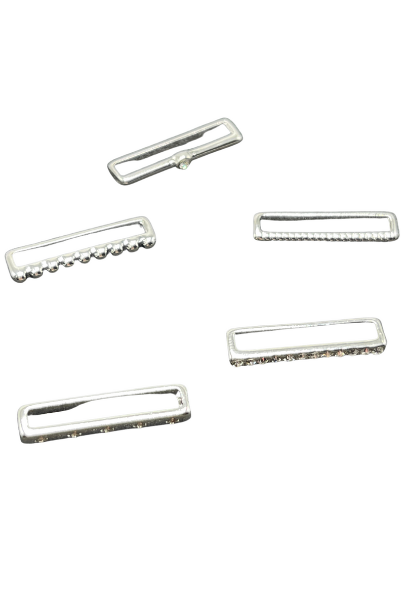 Silver Stackable Metal Jewel Rings for Apple Watch | Bella Lucca Boutique