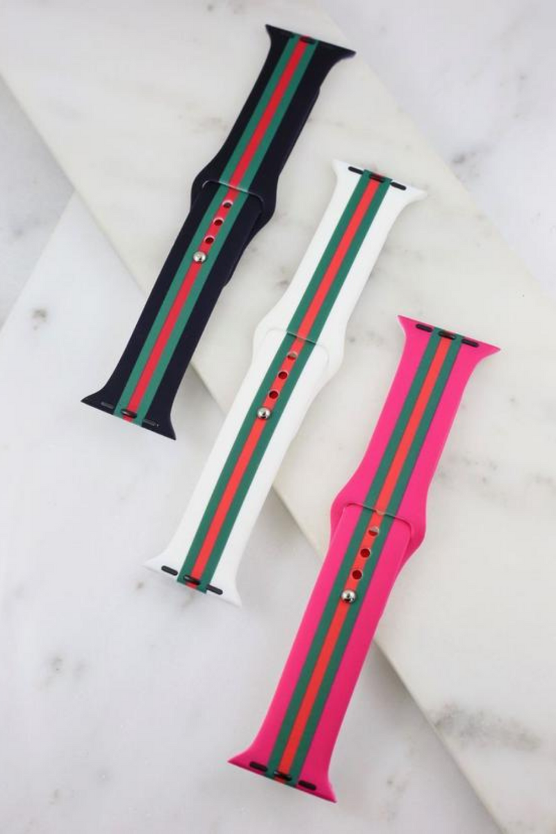 Bella Lucca Boutique Striped Apple Watch Band
