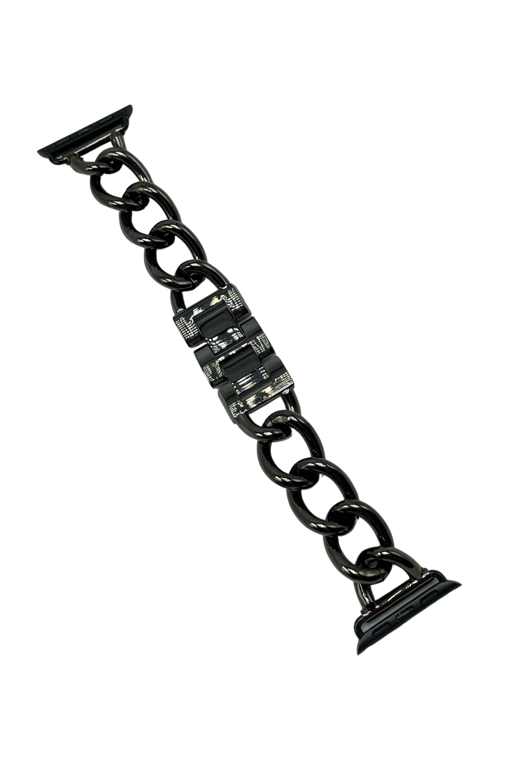 Chunky Gunmetal Chain Link Apple Watch Band | Bella Lucca Boutique All Rights Reserved