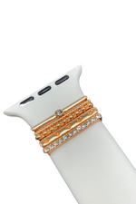 Apple Watch Band Rose Gold Accent Rings | Bella Lucca Boutique All Rights Reserved