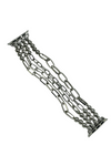 Silver Chain Link Apple Watch Band | Bella Lucca Boutique All Rights Reserved