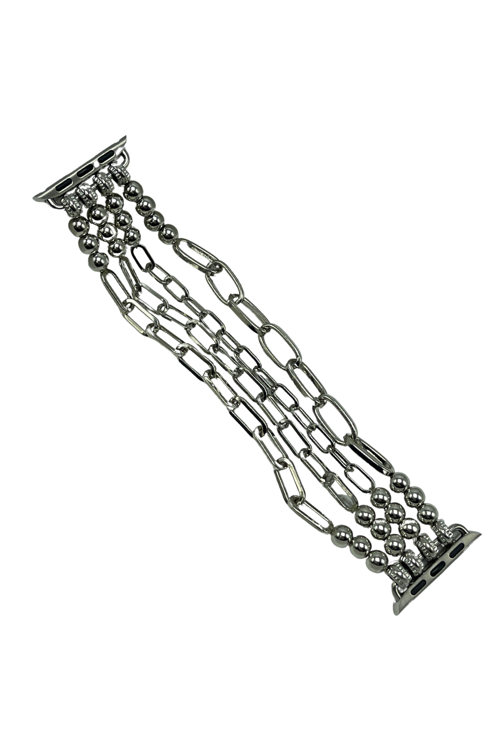 Silver Chain Link Apple Watch Band | Bella Lucca Boutique All Rights Reserved