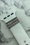 Apple Watch Band Silver Accent Rings | Bella Lucca Boutique All Rights Reserved