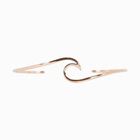 Pura Vida Wave Cuff Bracelet Rose Gold