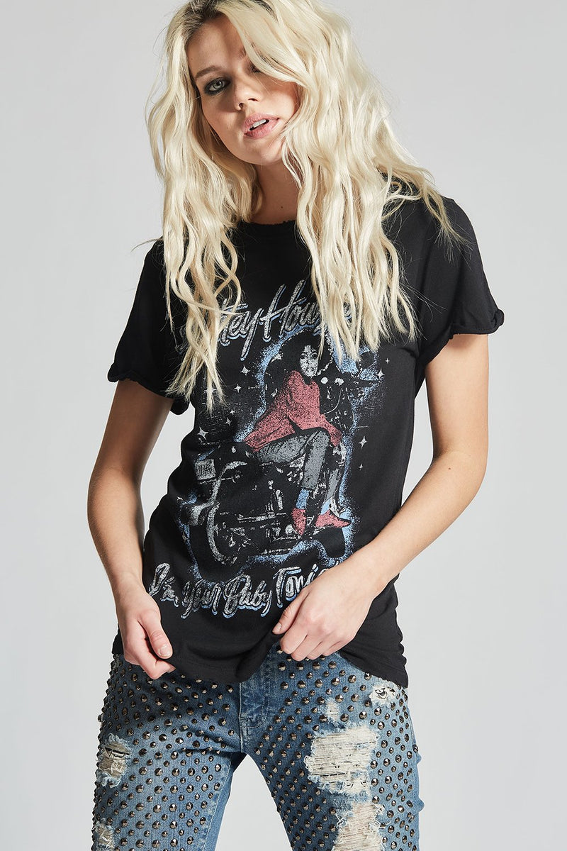 Whitney Houston I'll Be Your Baby Tonight Tee | Bella Lucca Boutique