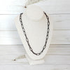 XL Paperclip Necklace | Gunmetal