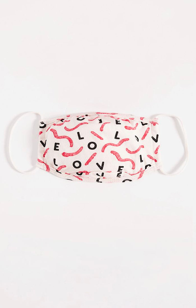 Z Supply Reusable Face Mask Valentine's Day Collection - Love Print Adult Mask