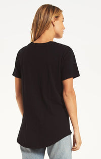 Z Supply Cotton Slub Pocket Tee | Black