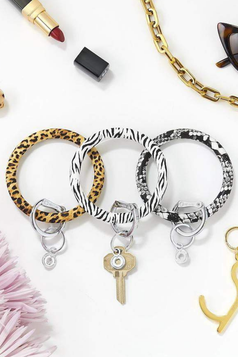 O-venture Big O® Silicone Prints Key Ring Collection | Bella Lucca Boutique