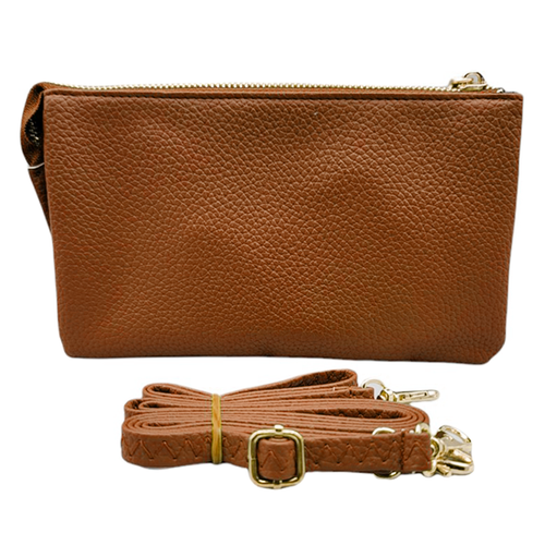 Vegan Leather Convertible Crossbody or Clutch | Bella Lucca Boutique