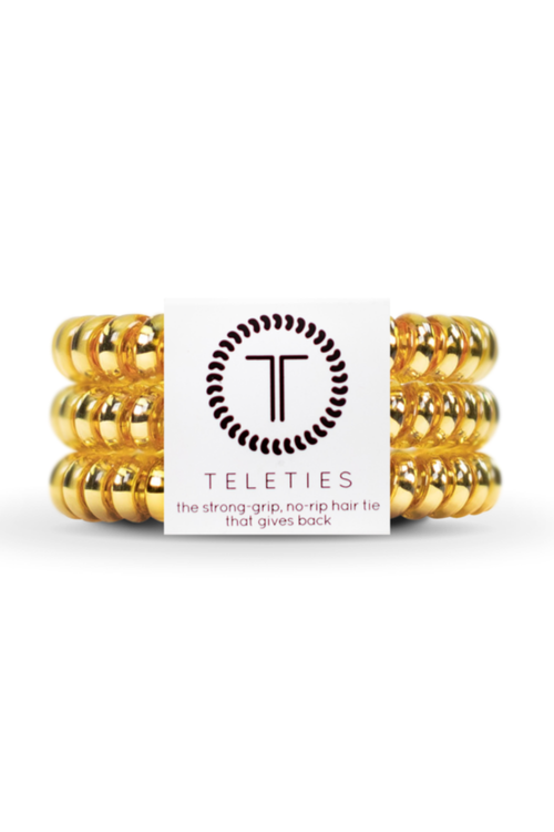 Sunset Gold Teleties Hair Tie | Bella Lucca Boutique