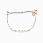DELICATE WAVE CHARM BRACELET ROSE GOLD | PURA VIDA