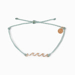 DELICATE WAVE CHARM BRACELET ROSE GOLD | PURA VIDA