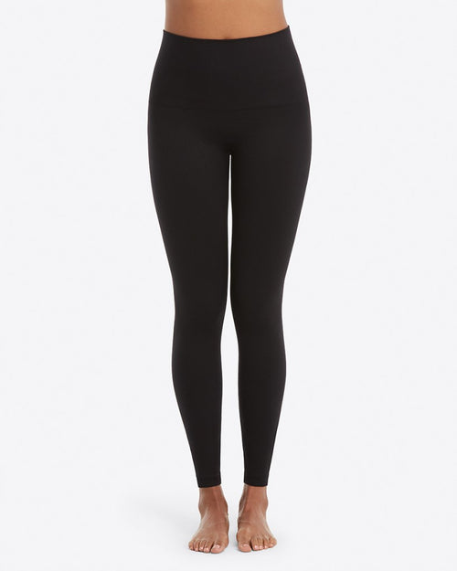 Spanx Look at Me Now Seamless Leggings Black Front