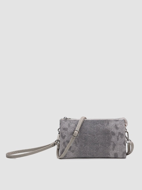 Jen & Co Grey Leopard Print Handbag | Bella Lucca Boutique