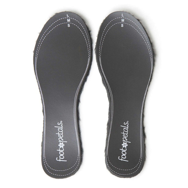 Foot Petals™ Furry Insoles | Black