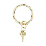 O-Venture Big O Leather Key Ring | Gold Rush Floral | Bella Lucca Boutique