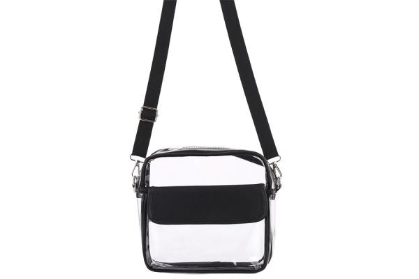 Stadium Approved Clear Crossbody Satchel Purse | Bella Lucca Boutique