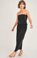 Black  Strapless Maxi Dress | Bella Lucca Boutique