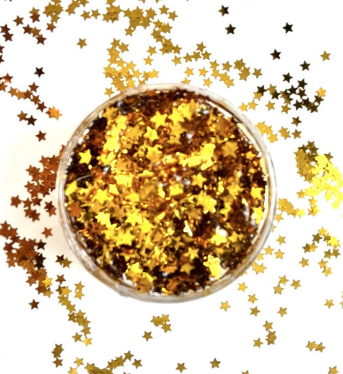Kismet Face Glitter Stellar Gold Stars | Bella Lucca Boutique