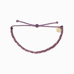Pura Vida Mini Braided Bracelet purple peak colorful beach vibes wrist candy purple maroon color