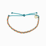 Pura Vida Mini Braided Bracelet Rainbow Sherbert colorful beach vibes wrist candy yellow blue baby orange 