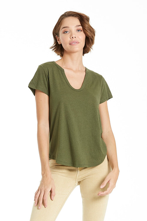 Another Love Noe Top Chive | Bella Lucca Boutique