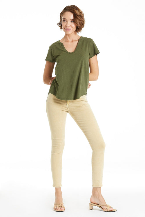 Another Love Noe Top Chive | Bella Lucca Boutique
