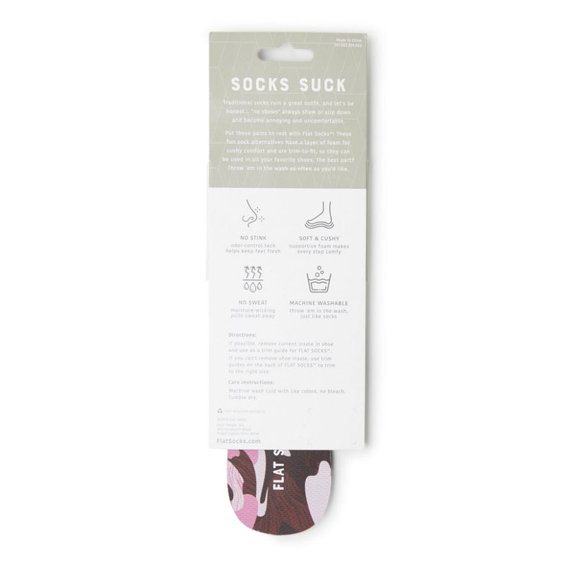 Mesh FLAT SOCKS™ | Pink Camo