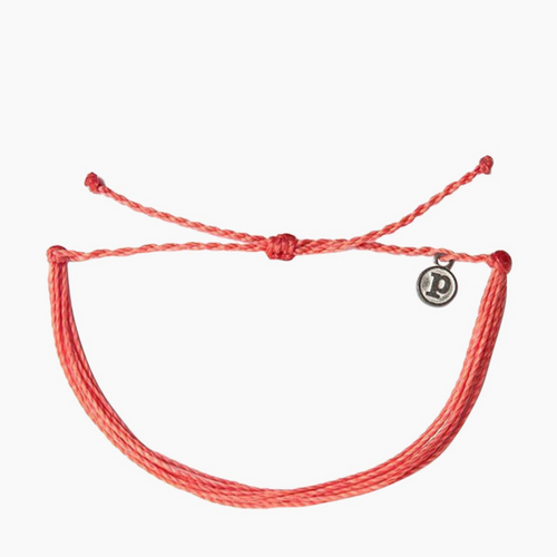 Pura Vida Solid Coral Original Bracelet Bella Lucca Boutique