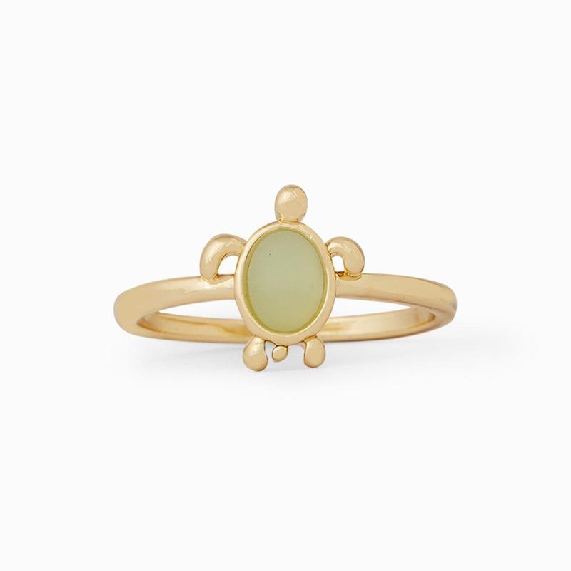 Pura Vida Sea Turtle Ring Gold | Bella Lucca Boutique