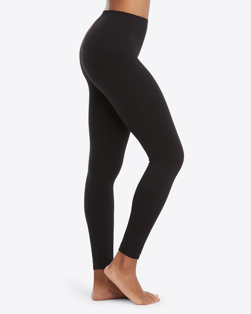 Spanx Look at Me Now Seamless Leggings Black Side