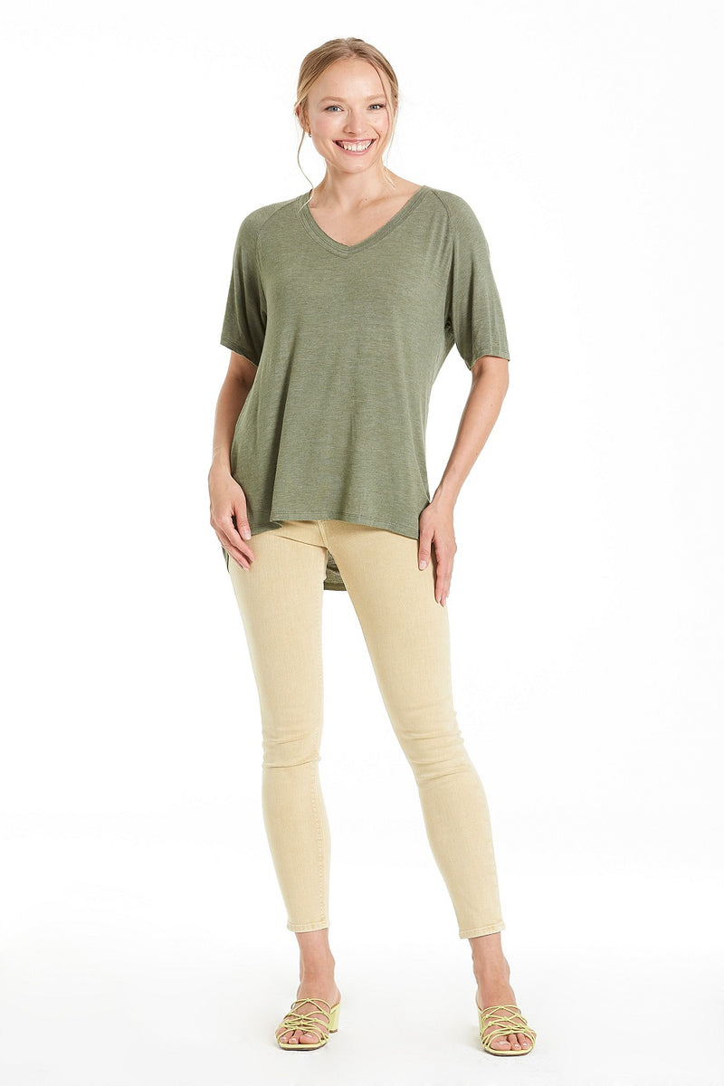 Another Love Taylor Top Chive | Bella Lucca Boutique
