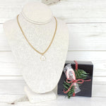 Monogram Initial Curb Chain Necklace-Bella Lucca Boutique